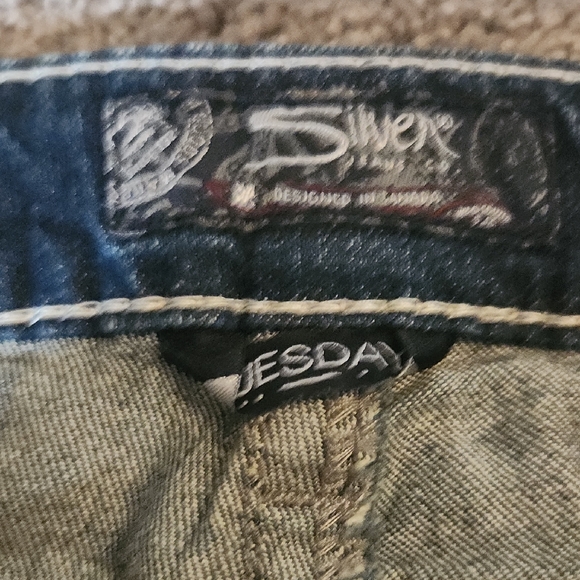 Silver Jeans Blue Straight Leg Classic Denim - Picture 4 of 5